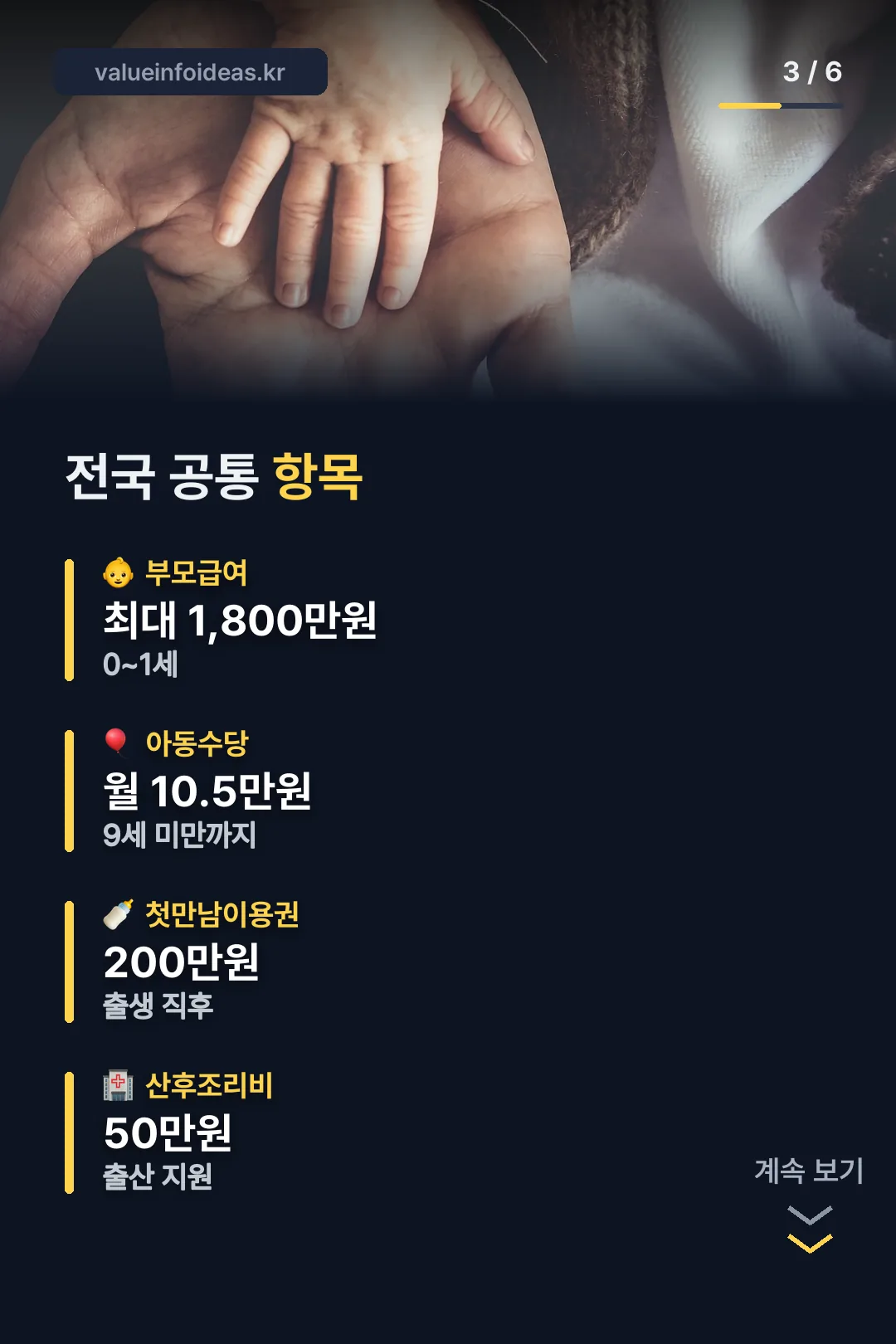 전국 공통 지원 항목