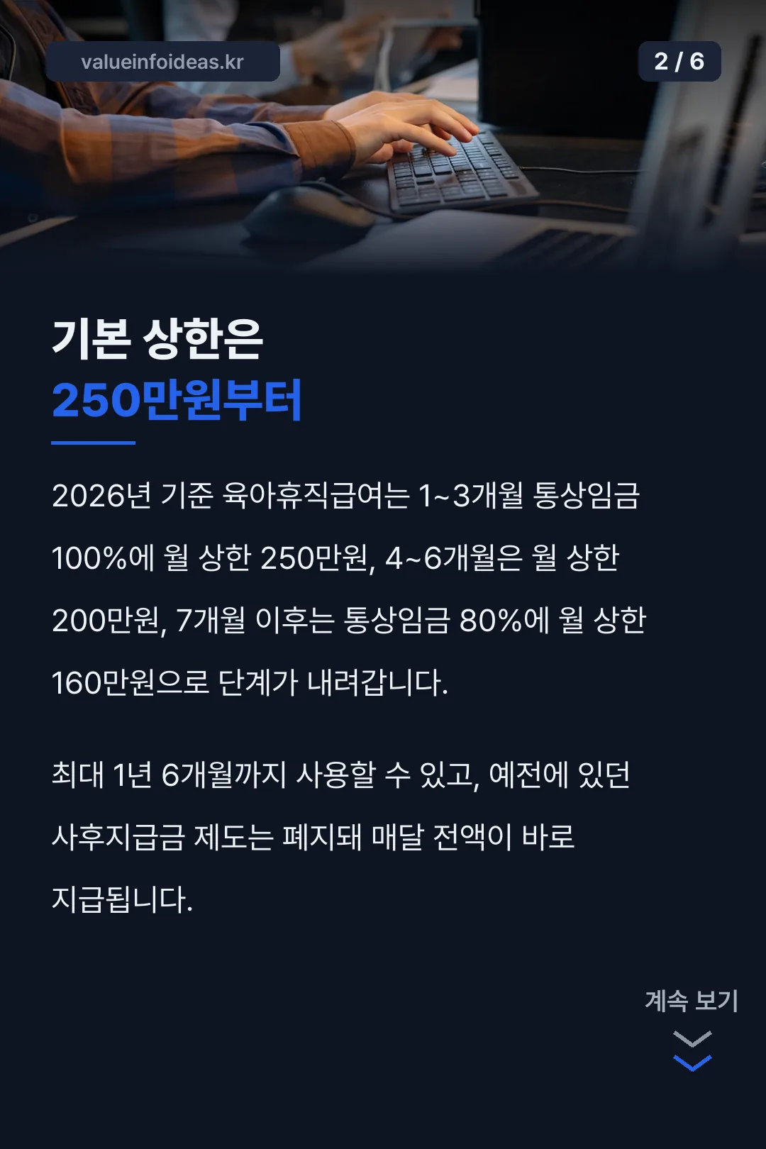 기본 상한은 250만원부터